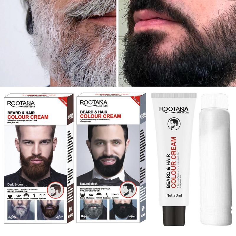 Shaving Cream - 2 Teile/satz Männer Effiziente Bart Schwarz