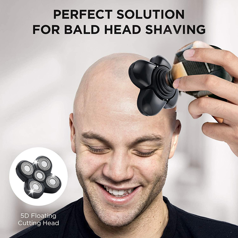 Electric Shaver Rotary - Ersatzscherkopf für Elektrorasierer, 5D, unabhängig 5-Schneider,