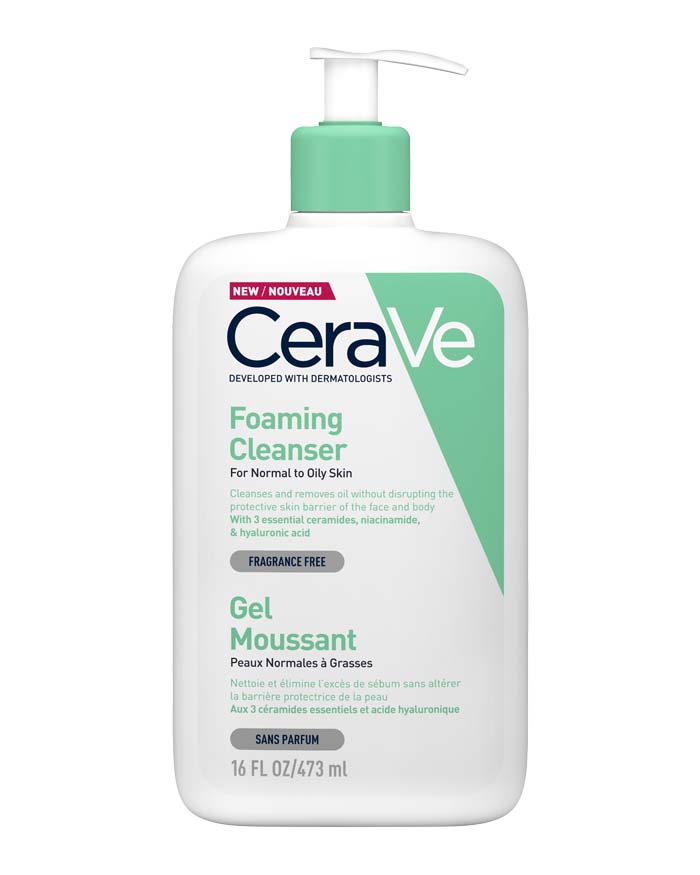 Hair Clipper - CeraVe Schäumender Reiniger 8oz/12oz/16oz (236ml/355ml/473ml) Schäumender