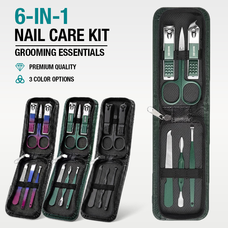 6-in-1 tragbares Nagelknipser- – Mens Grooming Travel Kit Bewertung und Preis