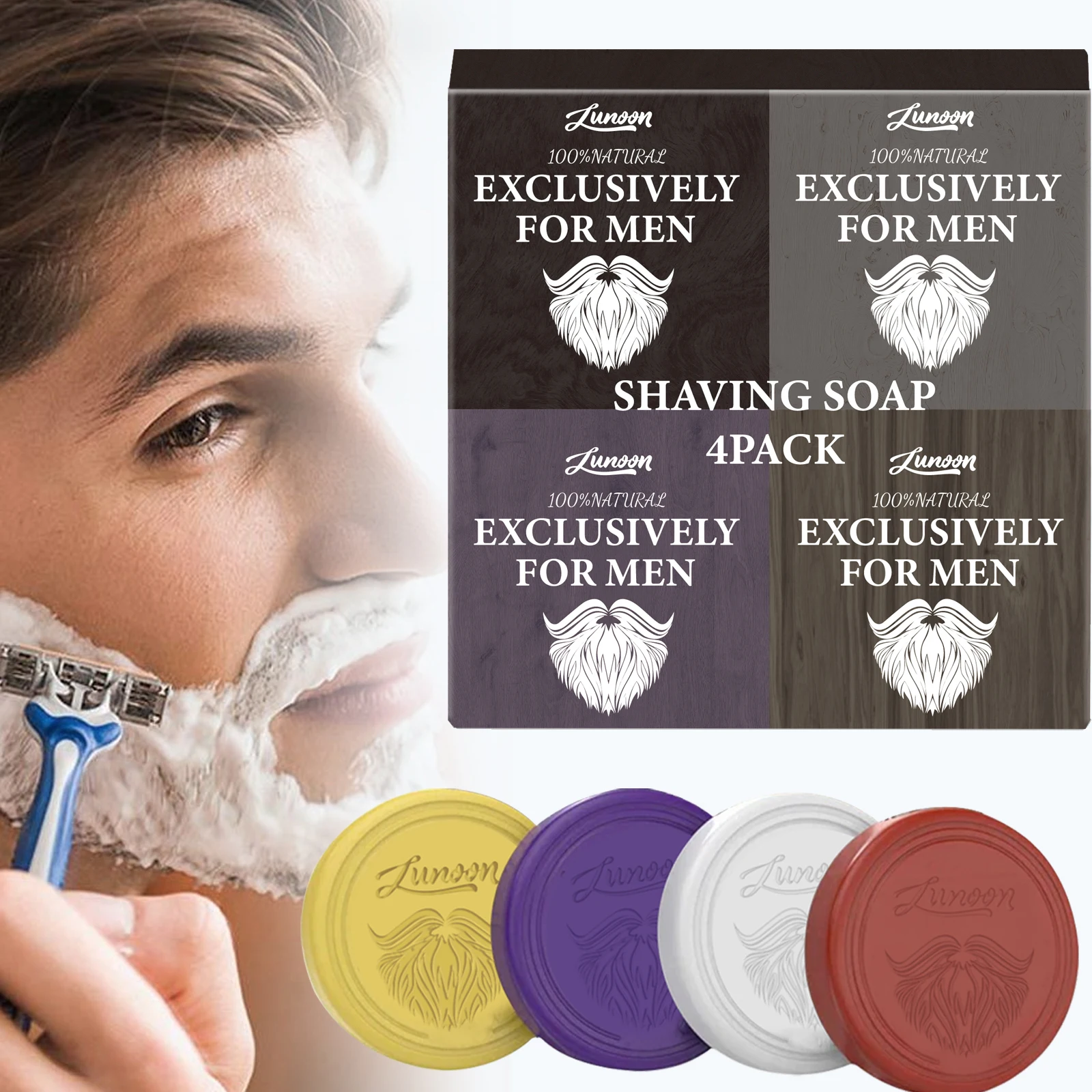 4/1 Stück Herren-Rasierseife,  – Shaving Cream Bewertung und Preis