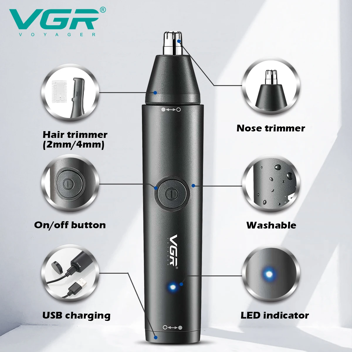 VGR Waschbarer Nasenhaarschnei – Nose Trimmer Bewertung und Preis