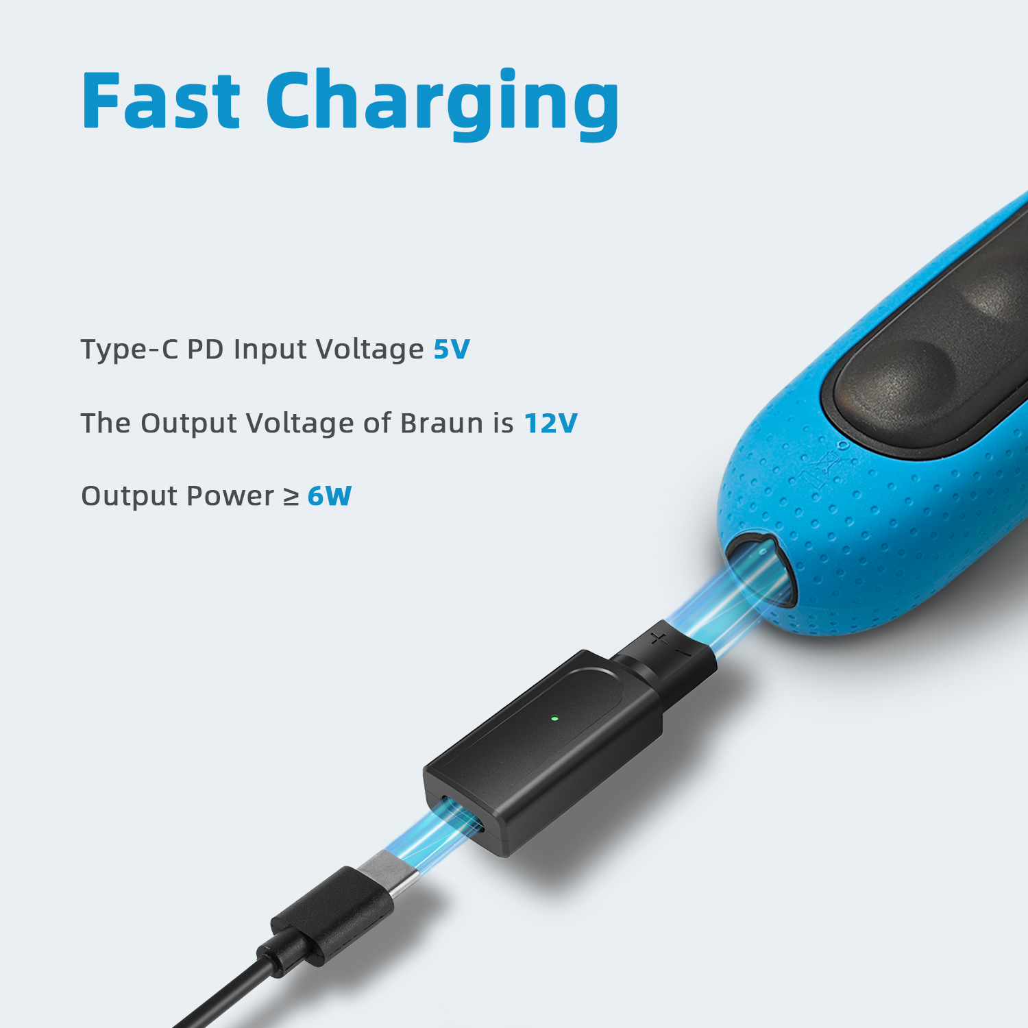 Brangdy 12 V Typ-C-Rasieradapt – Electric Shaver Rotary Bewertung und Preis